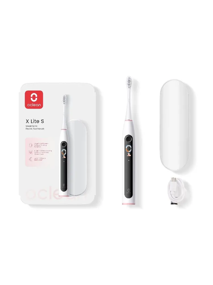 Электрическая зубная щетка Комплект Oclean X Lite Set (серый)