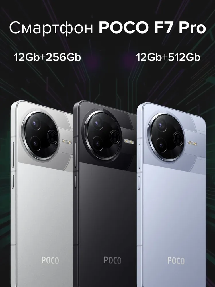 Смартфон POCO F7 Pro 12/512 (черный)