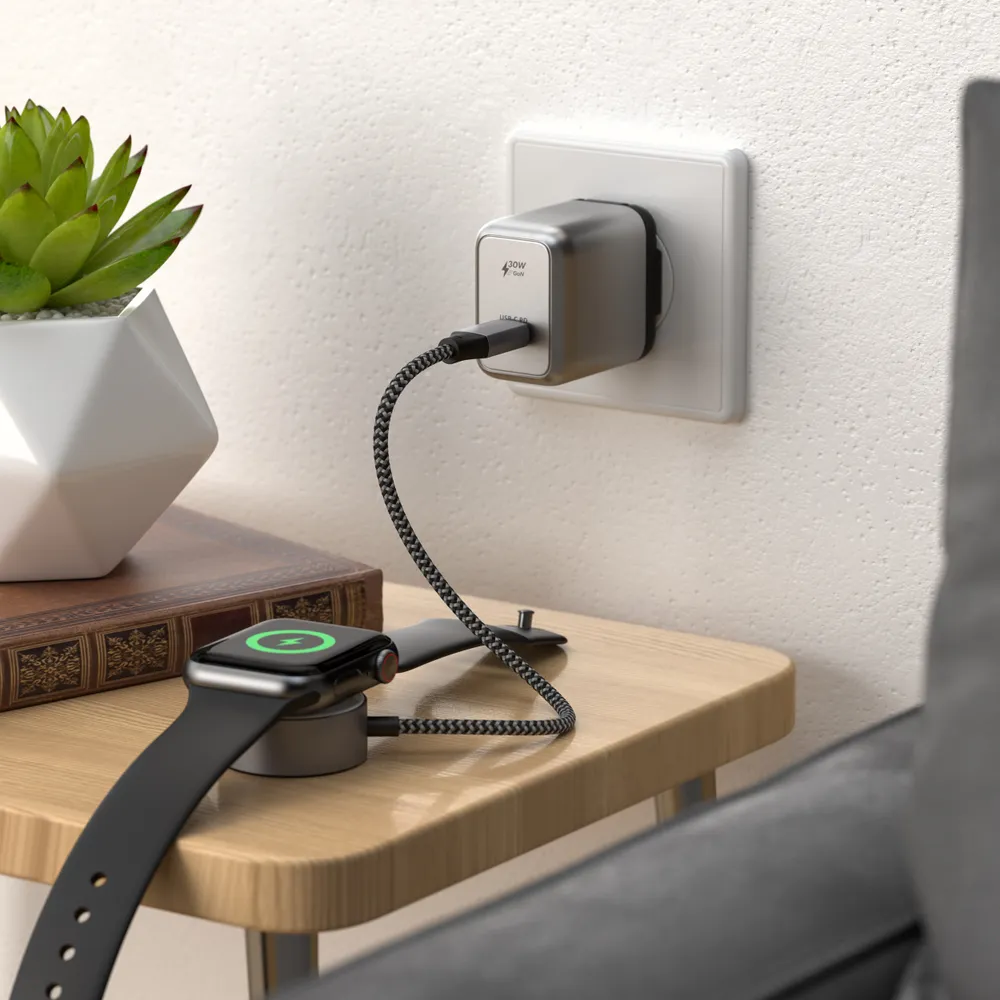 Сетевое зарядное устройство Satechi 30W USB-C GaN Wall Charger (серый)