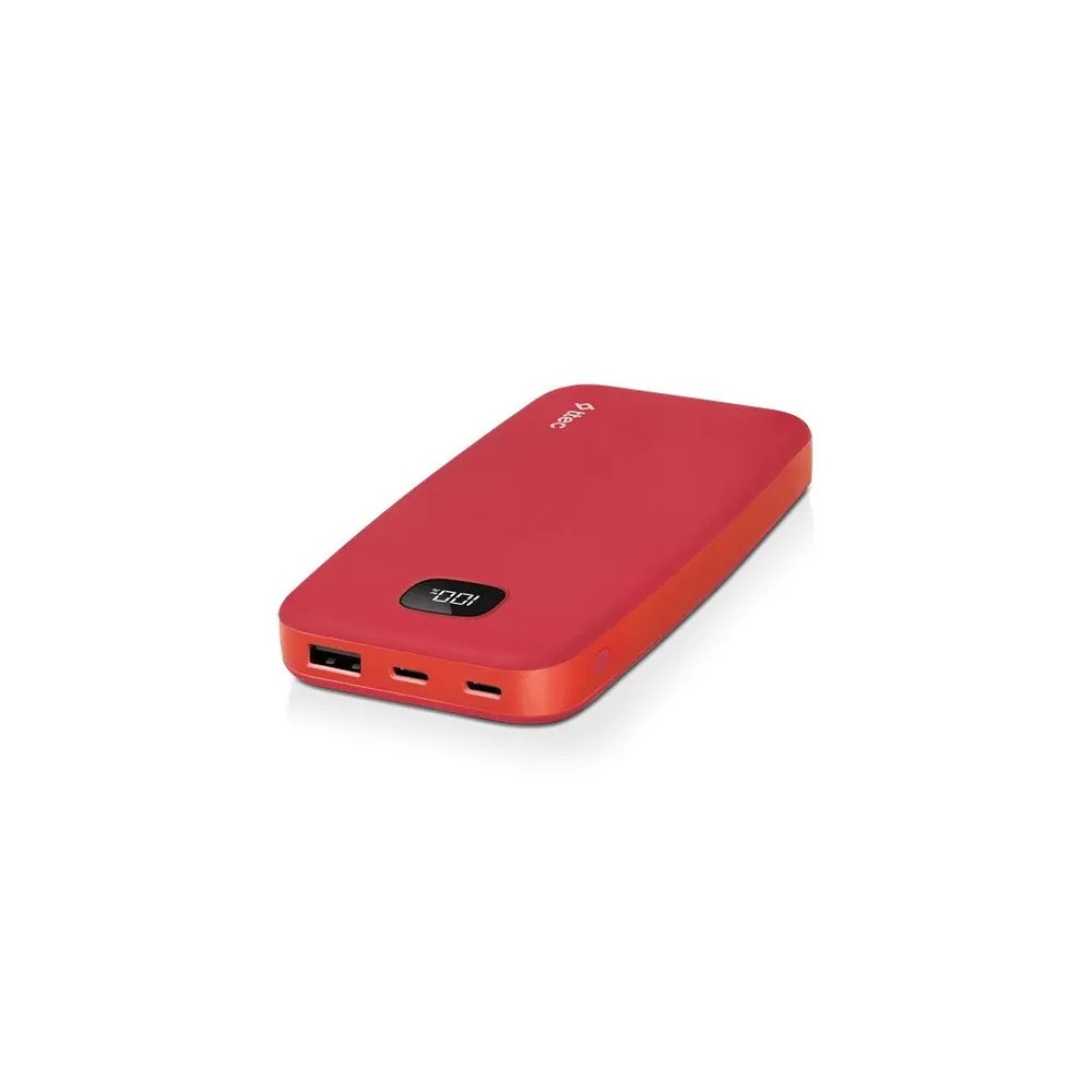 Внешний аккумулятор TTEC ChargeUp Pro LCD 10000 mAh (красный)