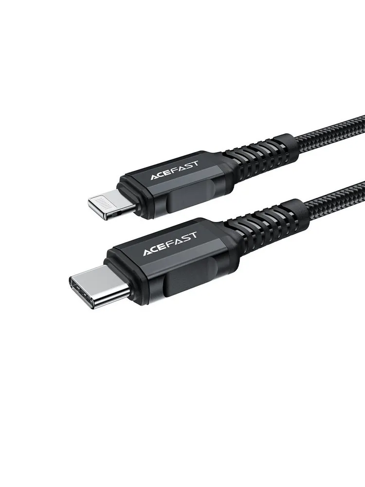Кабель ACEFAST C4-01 USB-C to Lightning (1.8 м, черный)