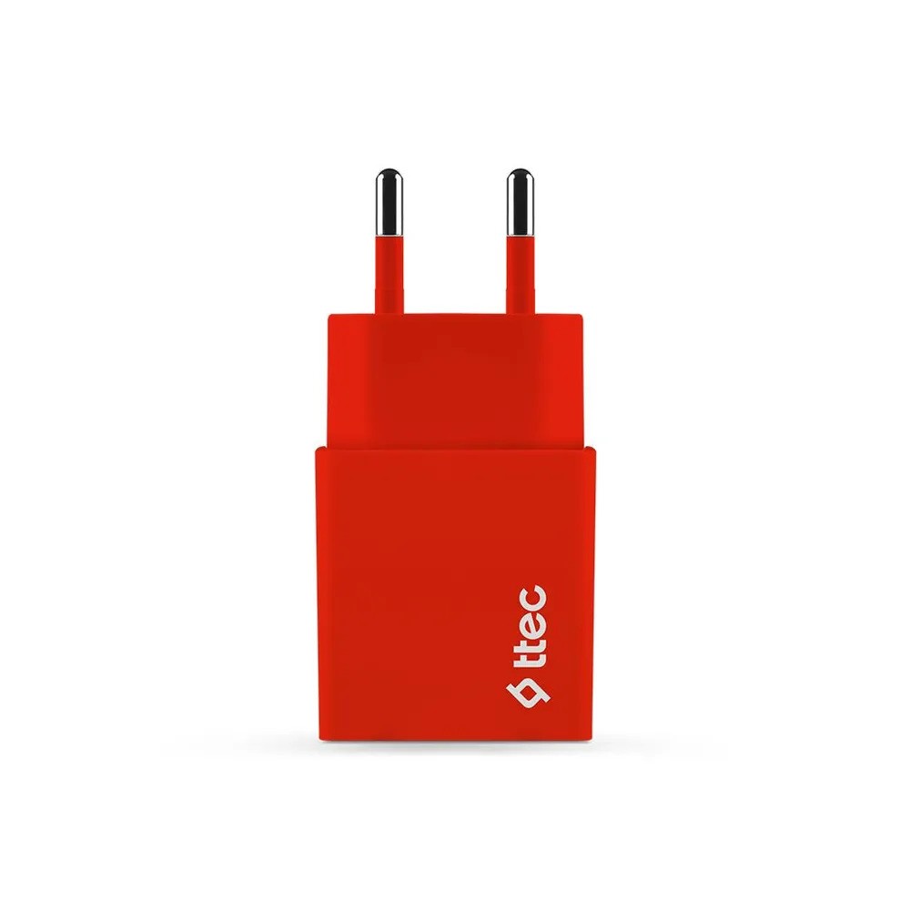 Зарядное устройство TTEC SmartCharger Travel Charger 2.1A (красный)
