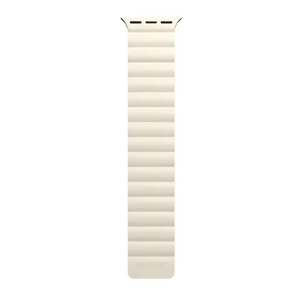 Ремешок для часов SwitchEasy MAW245078SI22 Skin Silicone Magnetic Watch Band (для Apple Watch 42/44/45mm, бежевый)