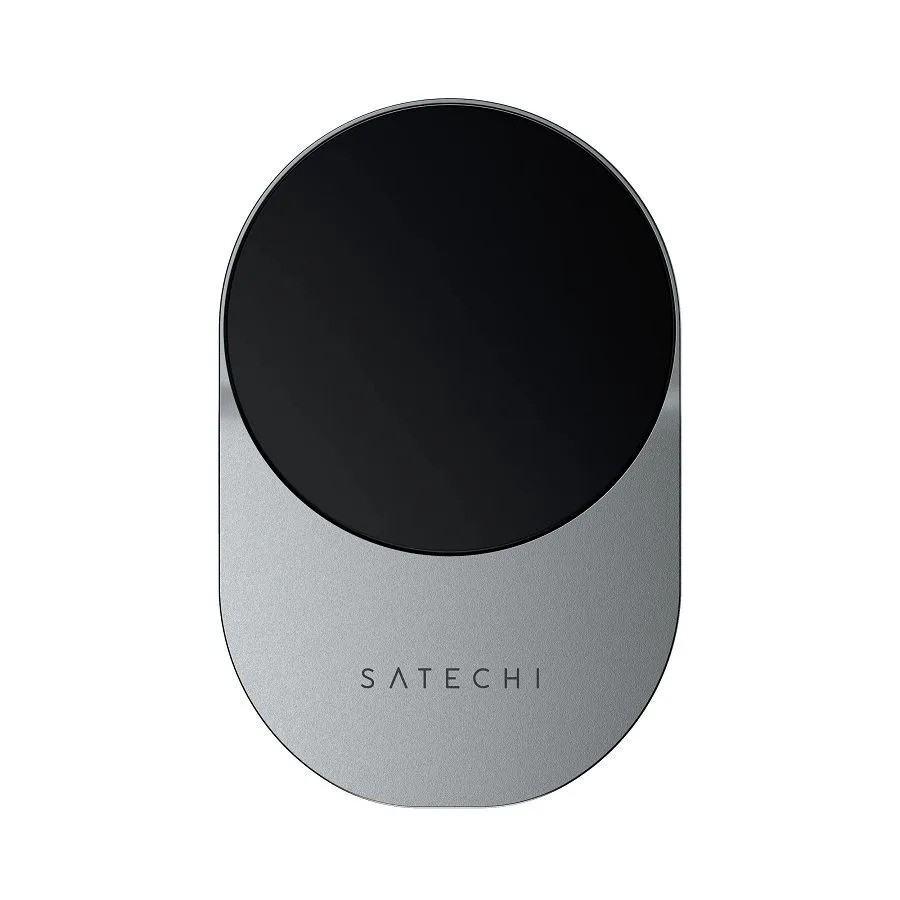 Автомобильное беспроводное зарядное устройство Satechi Qi2 Wireless Car Charger 15W (серый)