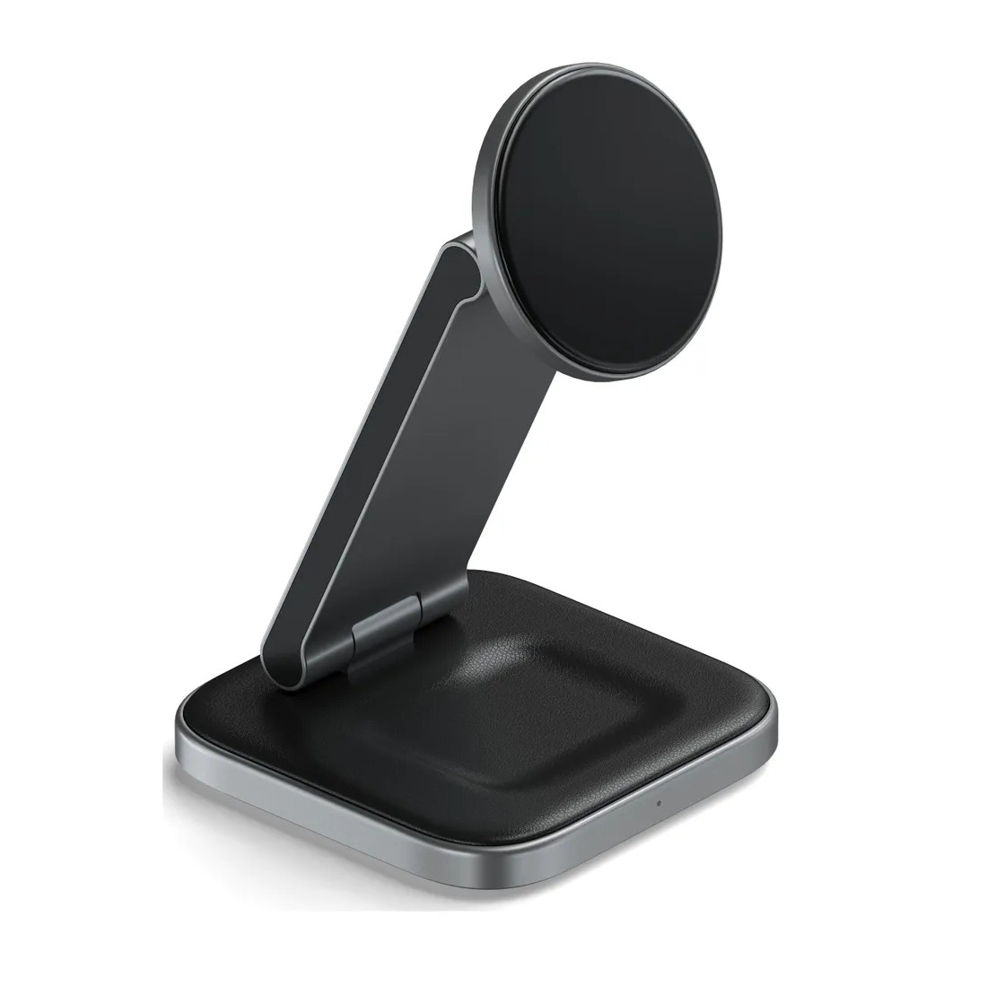 Беспроводное зарядное устройство Satechi 3-in-1 Foldable QI2 Wireless Charging Stand (серый)