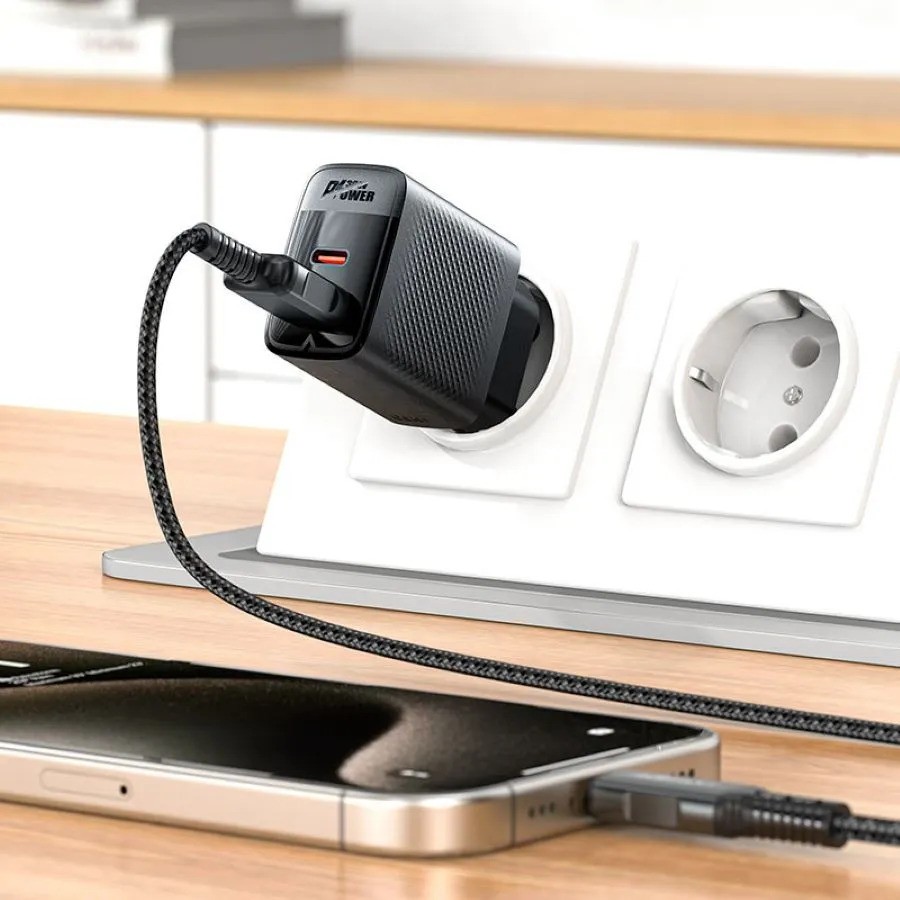 Зарядное устройство ACEFAST A98 PD30W Gan USB-C+USB-A (черный)