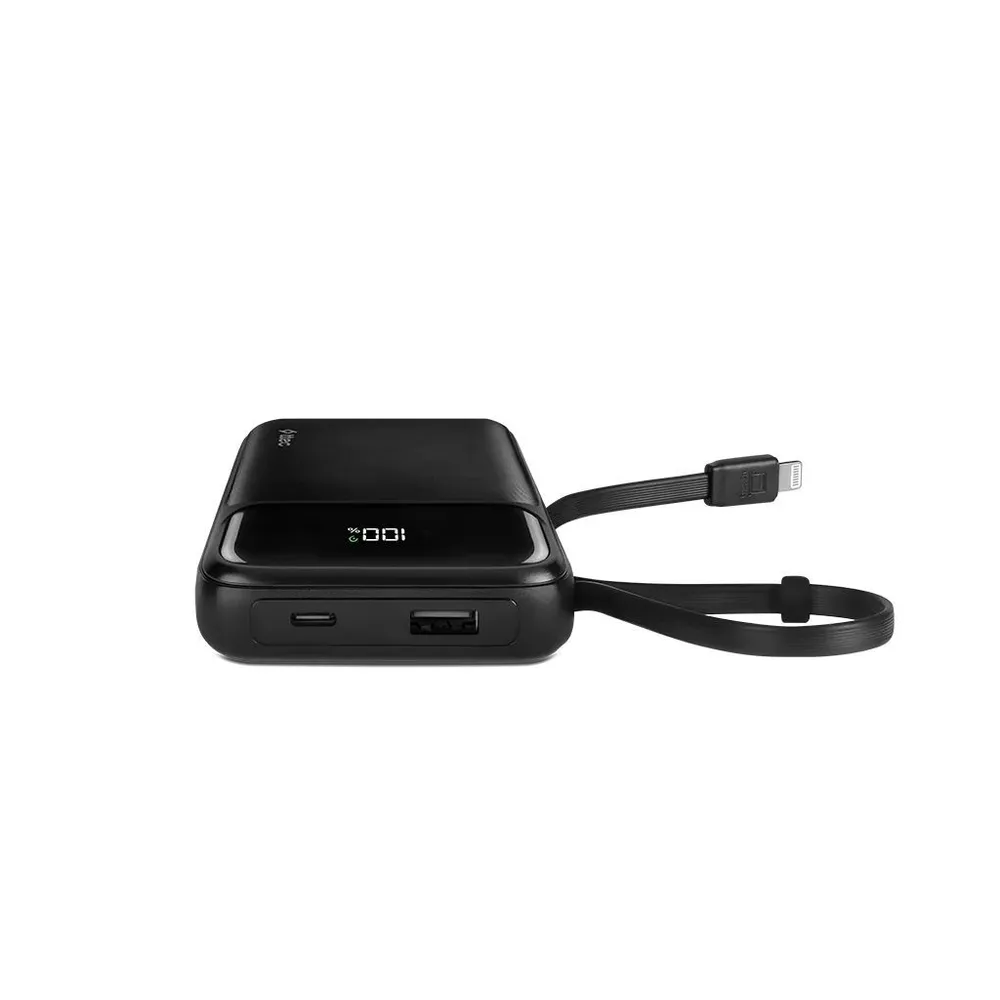 Внешний аккумулятор TTEC ReCharger Pro LCD 10000 mAh (черный)