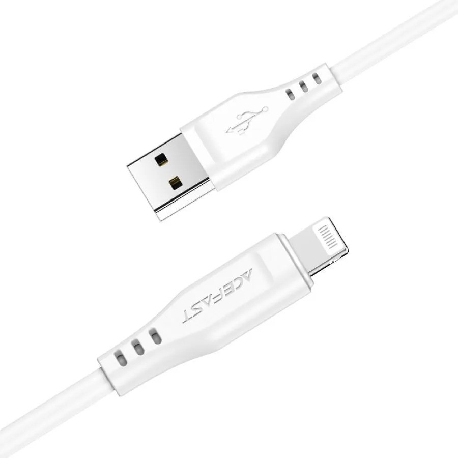 Кабель ACEFAST C3-02 USB-A to Lightning (белый)