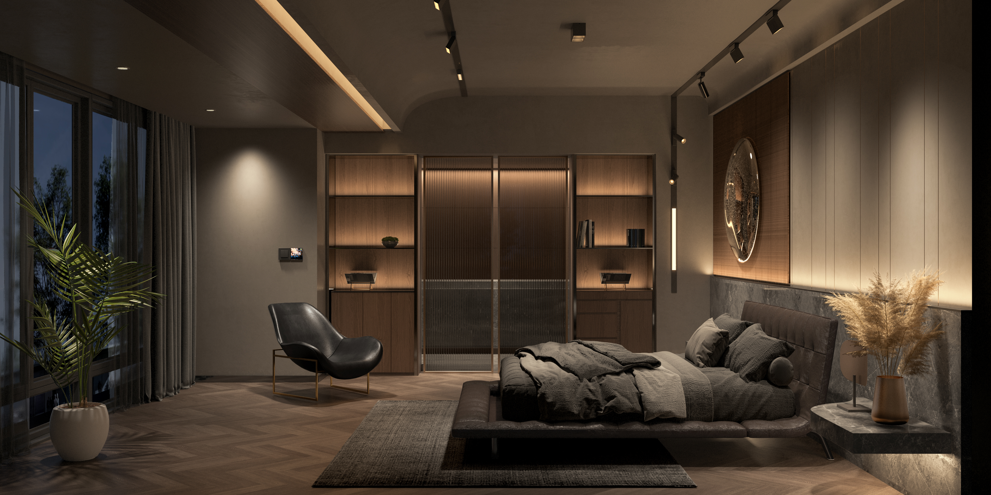 Магнитный шинотрек Yeelight Pro P20 Magnetic System Slim Track 50cm (ультратонкий, накладной, 50 см, черный)