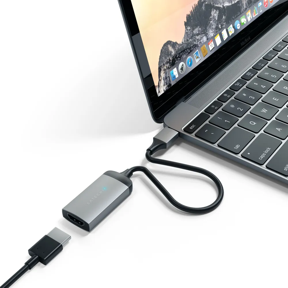 Адаптер Satechi Type-C to HDMI 4K 60HZ (серый)