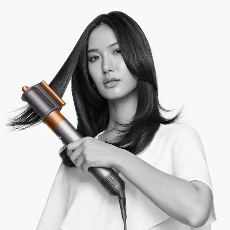 Стайлер Dyson Airwrap Complete Long Diffuse HS05 (с диффузором и гребнем, никель/медный)