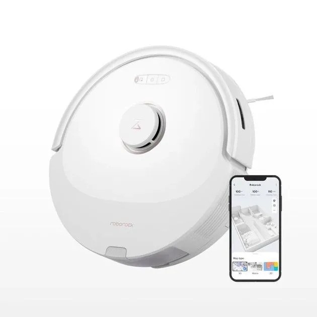 Робот-пылесос Roborock Robotic Vacuum Cleaner Q8 Max (белый)