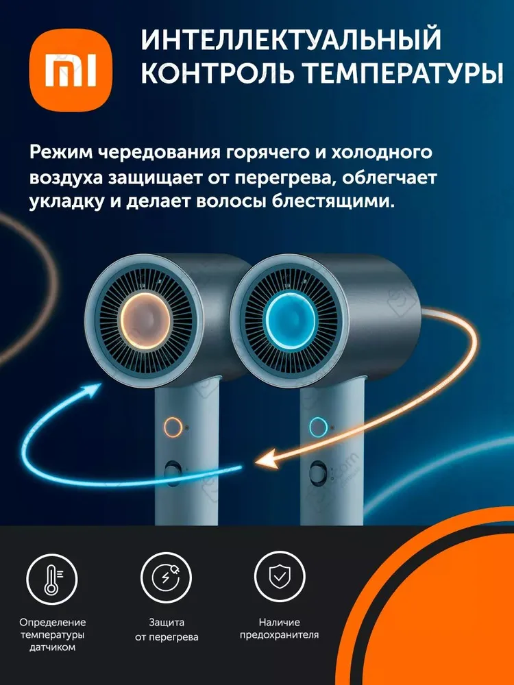 Фен Xiaomi Water Ionic Hair Dryer H500 (белый)