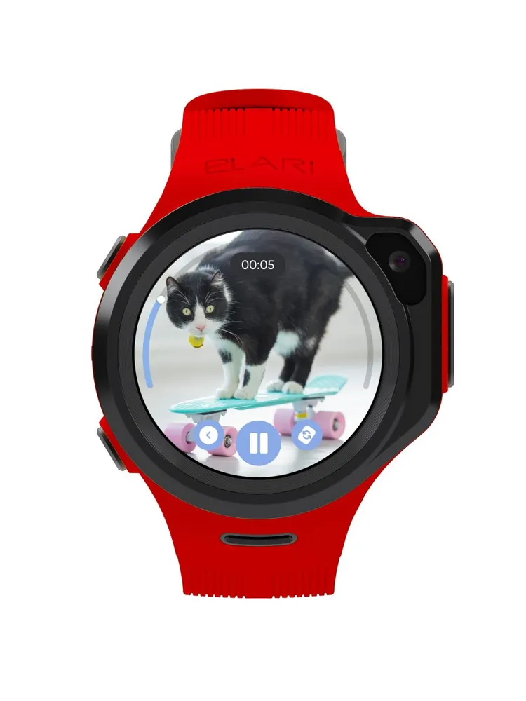 Детские умные часы Elari 4GR M (красный)