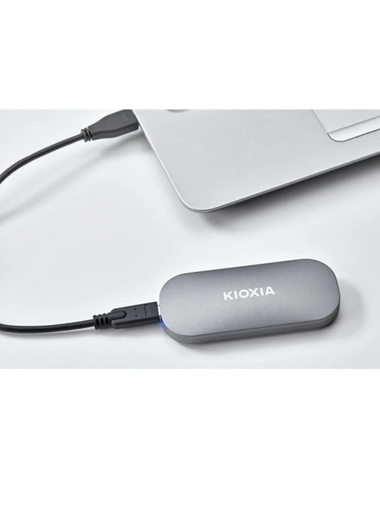 Внешний SSD накопитель KIOXIA Exceria Plus (2 ТБ, серый)