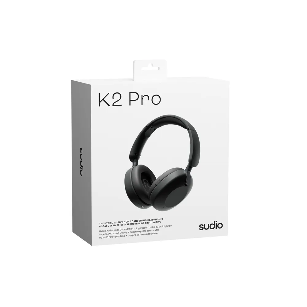 Беспроводные наушники Sudio K2 Pro Wireless Headphones (черный)