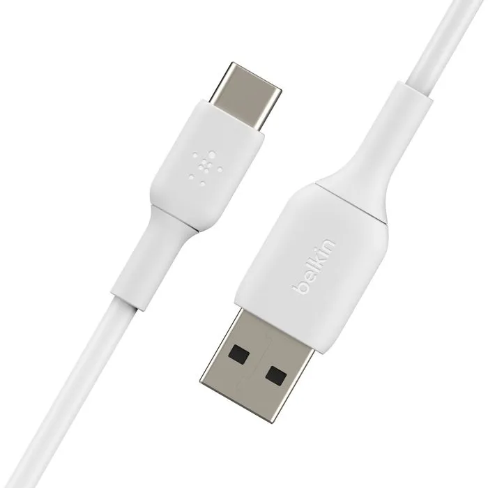 Кабель Belkin BoostCharge USB-C to USB-A Cable (1М, белый)
