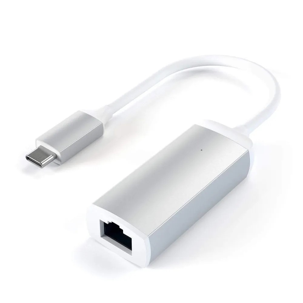 Адаптер Satechi Type-C to Gigabit Ethernet (серебристый)