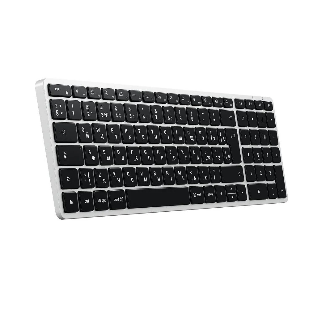 Беспроводная клавиатура Satechi Slim X2 (русская раскладка, серебристый)