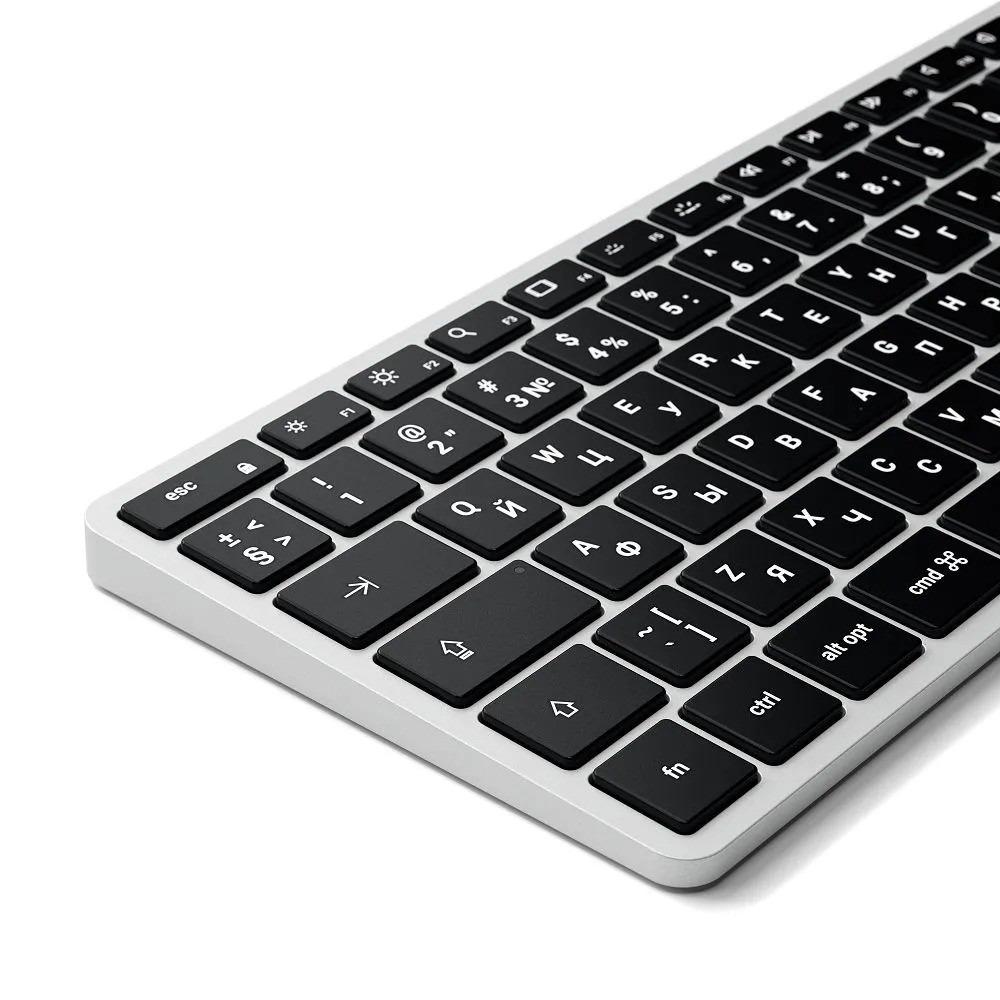 Беспроводная клавиатура Satechi Slim X2 (русская раскладка, серебристый)