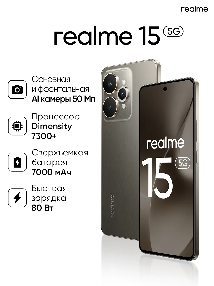 Смартфон Realme 15 12/512 (черный)