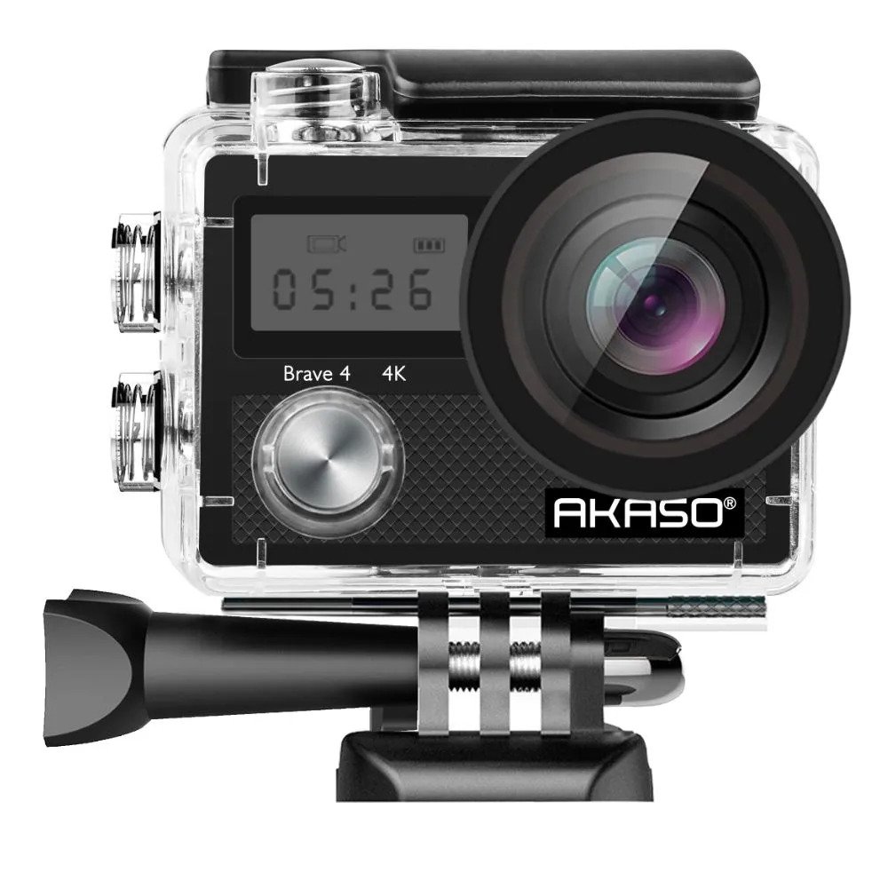 Экшн-камера AKASO BRAVE 4 (USB Type-C, черный)