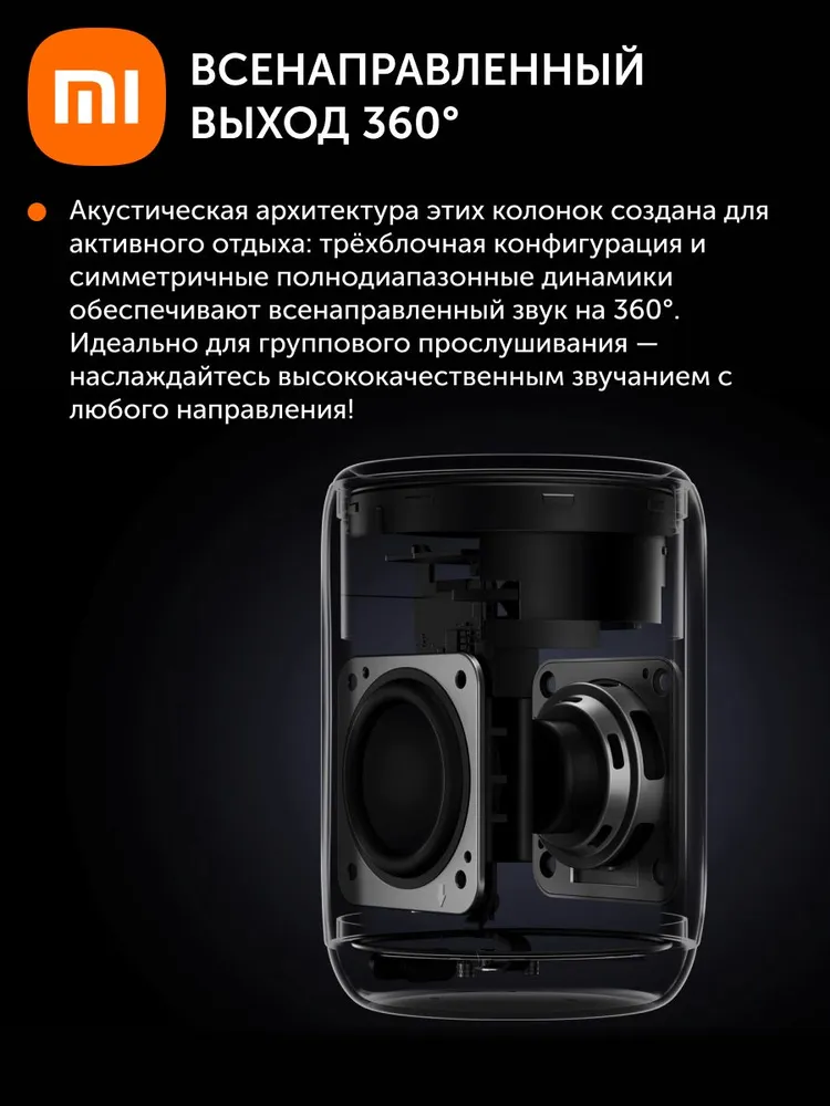Беспроводная портативная колонка Xiaomi Bluetooth Speaker Mini (черный)