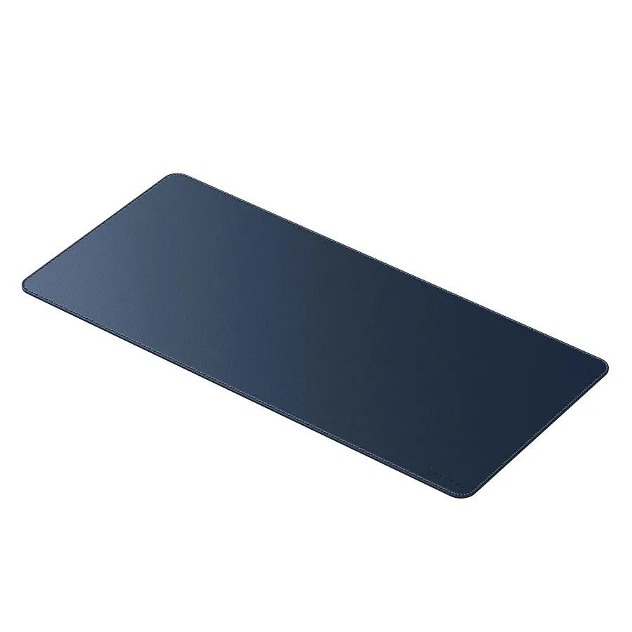 Коврик для мыши и клавиатуры Satechi Vegan-Leather Premium Desk Mat (синий)