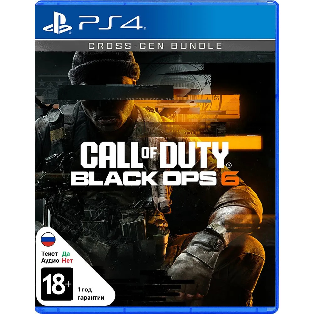 Игра Call of Duty: Black Ops 6 (Playstation 4, на диске)