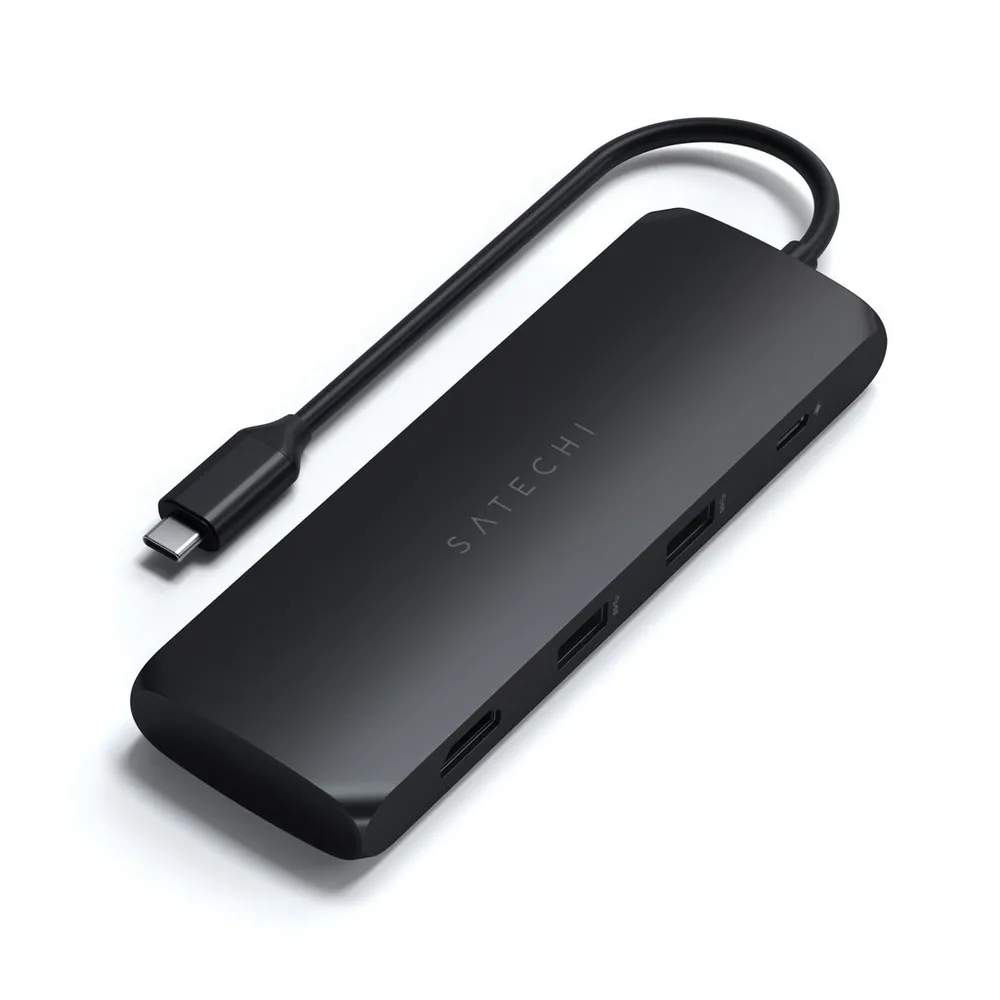 Адаптер Satechi USB-C Hybrid Multiport Adapter with SSD Enclosure (черный)