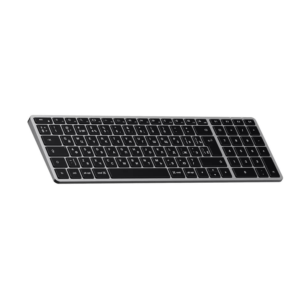 Беспроводная клавиатура Satechi Slim X2 (русская раскладка, серый)