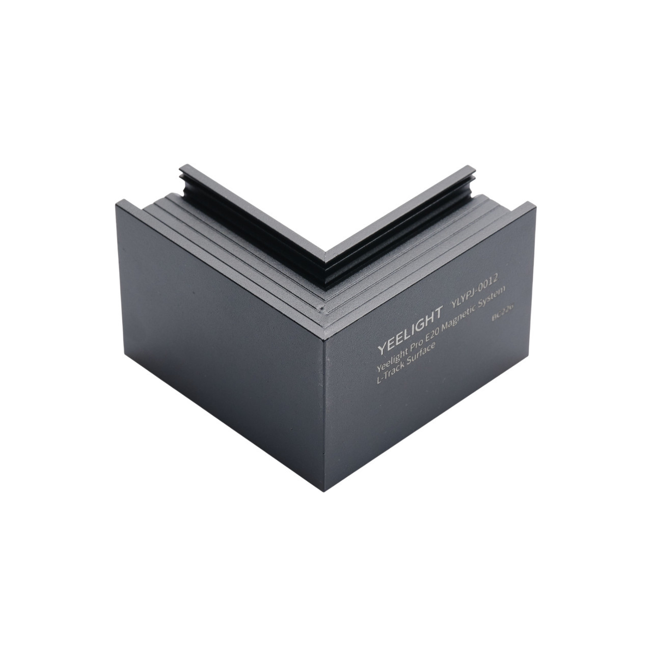 Коннектор Yeelight Pro E20 (для магнитного трека, L-Тип, без токопровода, черный)