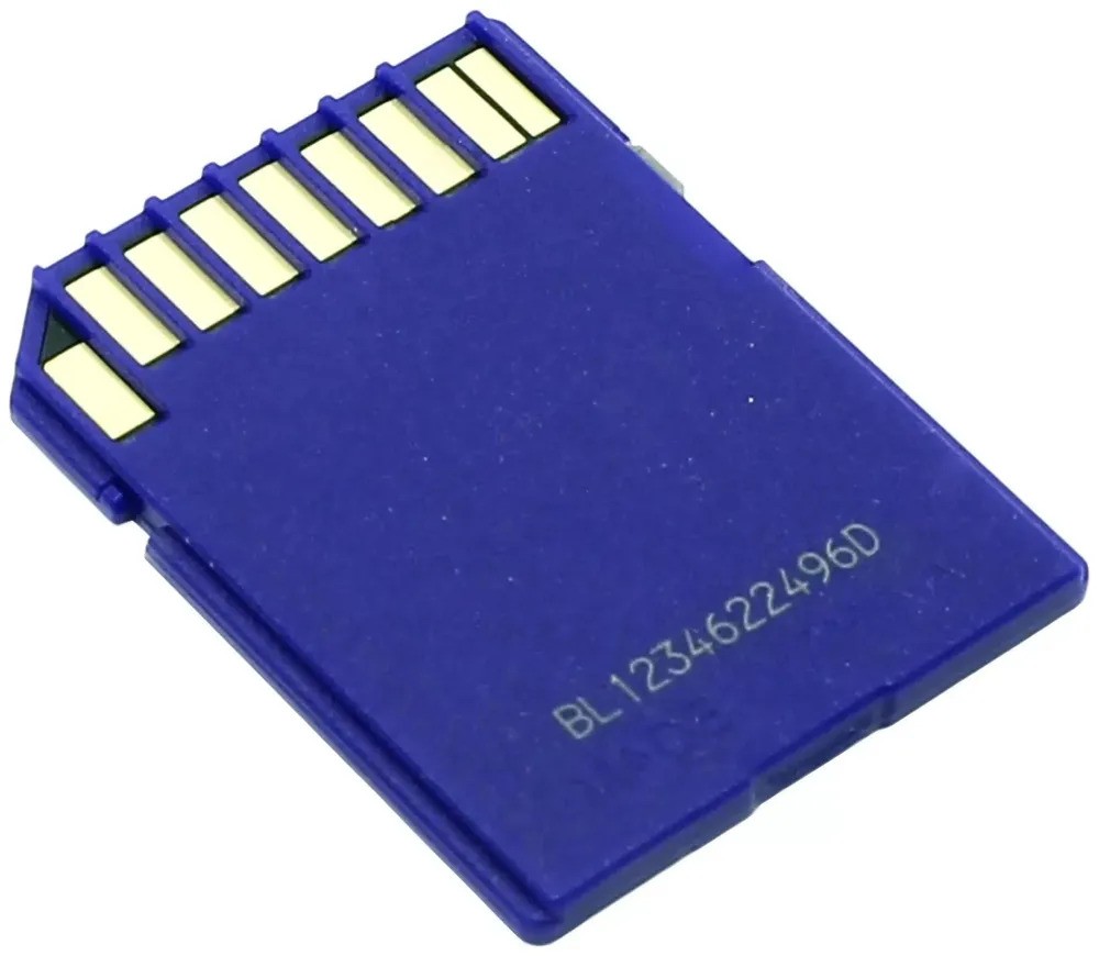 Карта памяти SanDisk SDHC Class 4 (16 ГБ, синий)