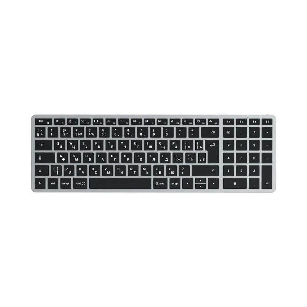 Беспроводная клавиатура Satechi Slim X2 (русская раскладка, серебристый)