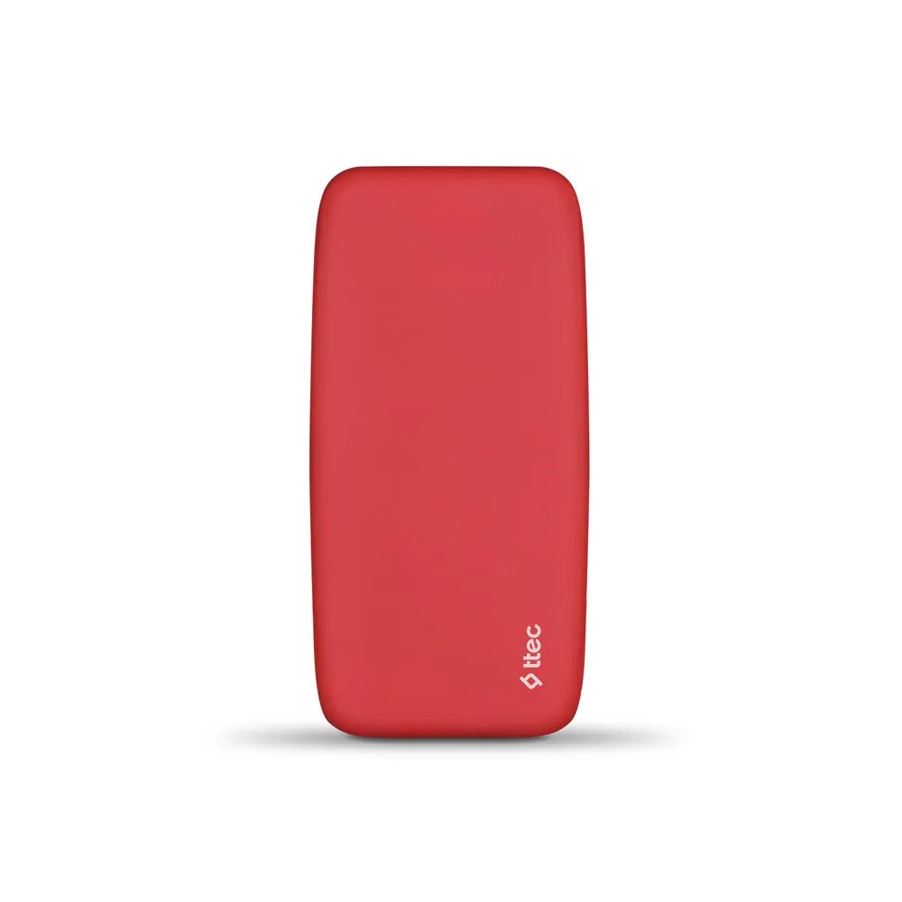 Внешний аккумулятор TTEC ChargeUp 20000mAh Powerbank (красный)