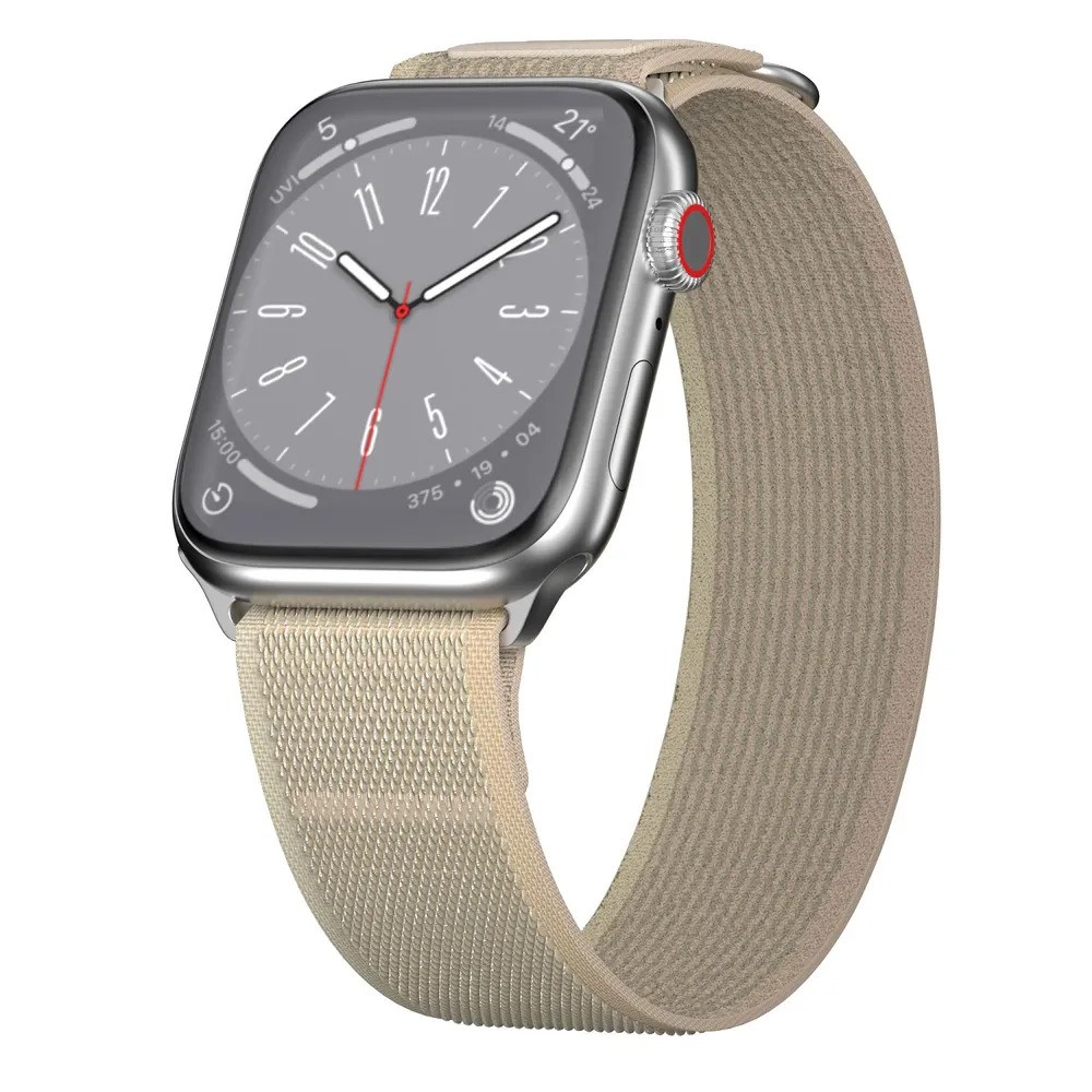 Ремешок для часов SwitchEasy SAW459161SI23 Flex Woven Nylon Watch Loop (для Apple Watch 42/44/45/49mm, бежевый)