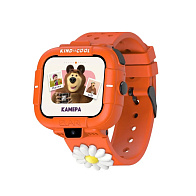 Детские умные часы Elari Маша и Медведь (оранжевый)