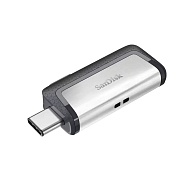 Флеш-накопитель SanDisk Ultra Dual Drive (32 ГБ, серебристый)