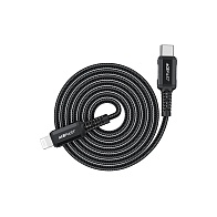 Кабель ACEFAST C4-01 USB-C to Lightning (1.8 м, черный)