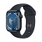 Умные часы Apple Watch Series 9 GPS Midnight Aluminium Case with Midnight Sport Band (41mm, S/M, черный)