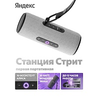 Умная колонка Яндекс Станция Стрит (с Алисой, серый)