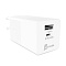 Сетевое зарядное устройство j5create 45W Dynamic PD USB-C/USB-A (белый)