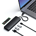 Адаптер Satechi USB-C Hybrid Multiport Adapter with SSD Enclosure (черный)