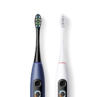 Электрическая зубная щетка Oclean X Lite Duo Set (комплект: серый/темно-синий)