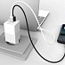 Сетевое зарядное устройство j5create 45W Dynamic PD USB-C/USB-A (белый)