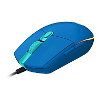 Мышь игровая проводная Logitech G203 (синий)
