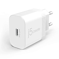 Сетевое зарядное устройство j5create 20W PD USB-C (белый)