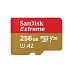 Карта памяти SanDisk Extreme microSDXC (256 ГБ, красный/золотой)