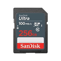 Карта памяти SanDisk Ultra SDXC (256 ГБ, черный)