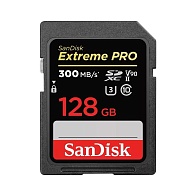 Карта памяти SanDisk Extreme Pro SDXC UHS-II U3 (128 ГБ, черный)